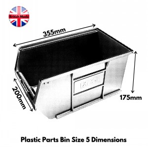 Plastic Parts Bins Size 5 (XL5)